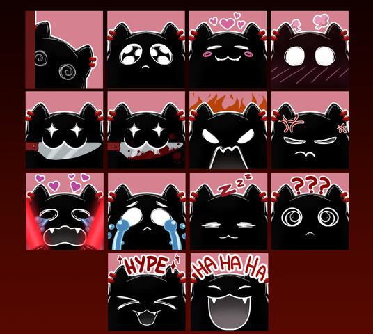 Simple Emotes: $5 USD Each