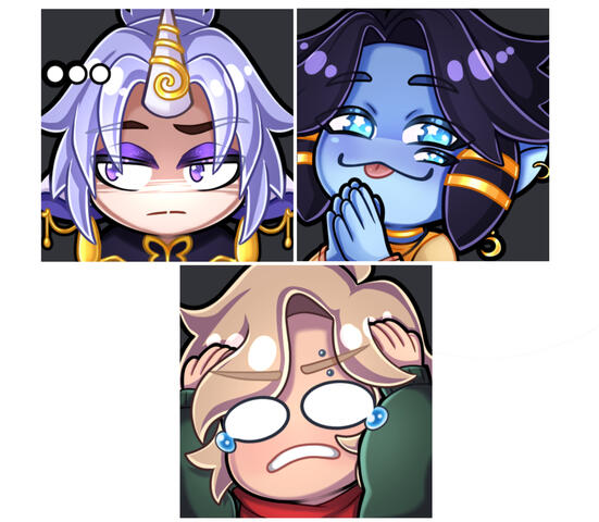 Detailed Emotes: $8 USD Each