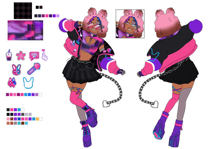 Character Reference Sheet: $60 USD+